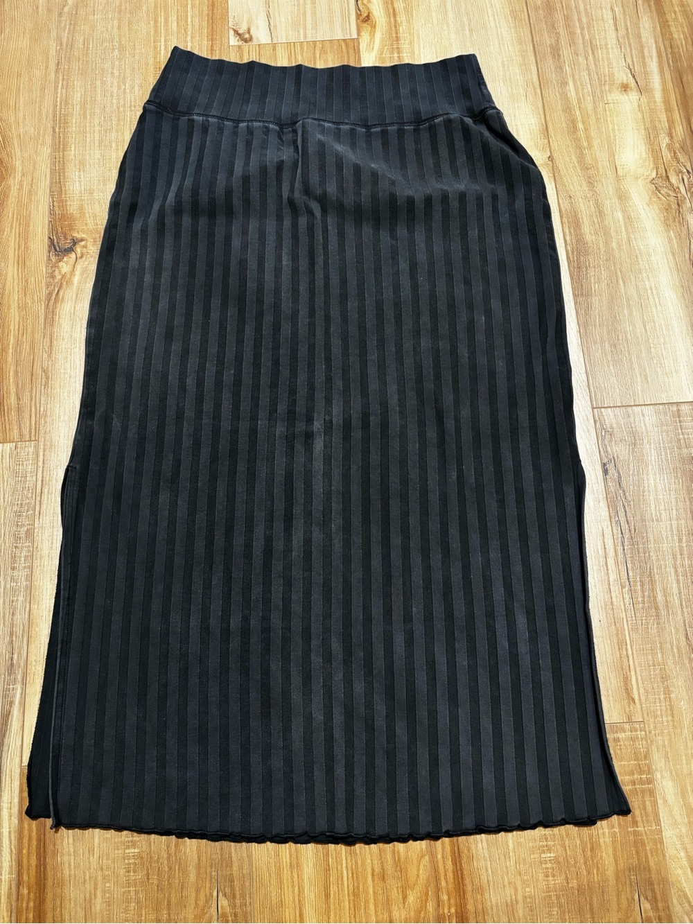 Aerie OFFLINE Black Striped Pencil Skirt Size Medium